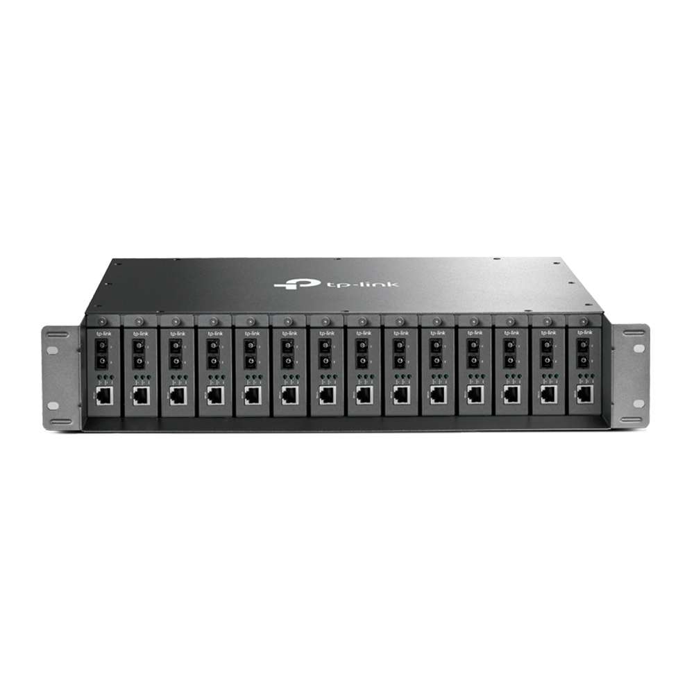 14-slot chassis frame met referentie TL-MC1400 van het merk TP-LINK