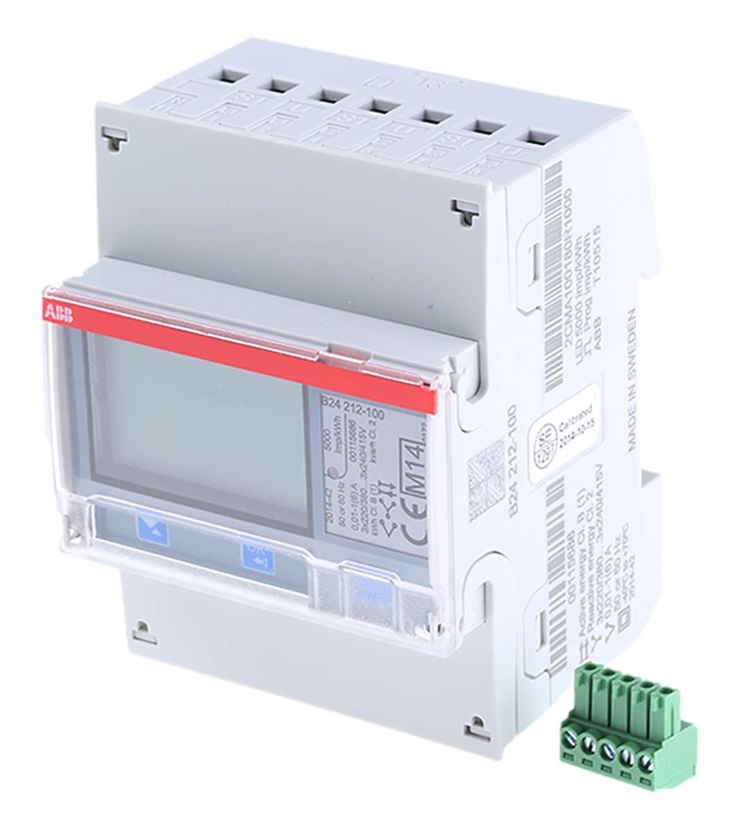 ABB energiemeter B24 serie 3 fasen met referentie 2CMA100180R1000 van het merk ABB