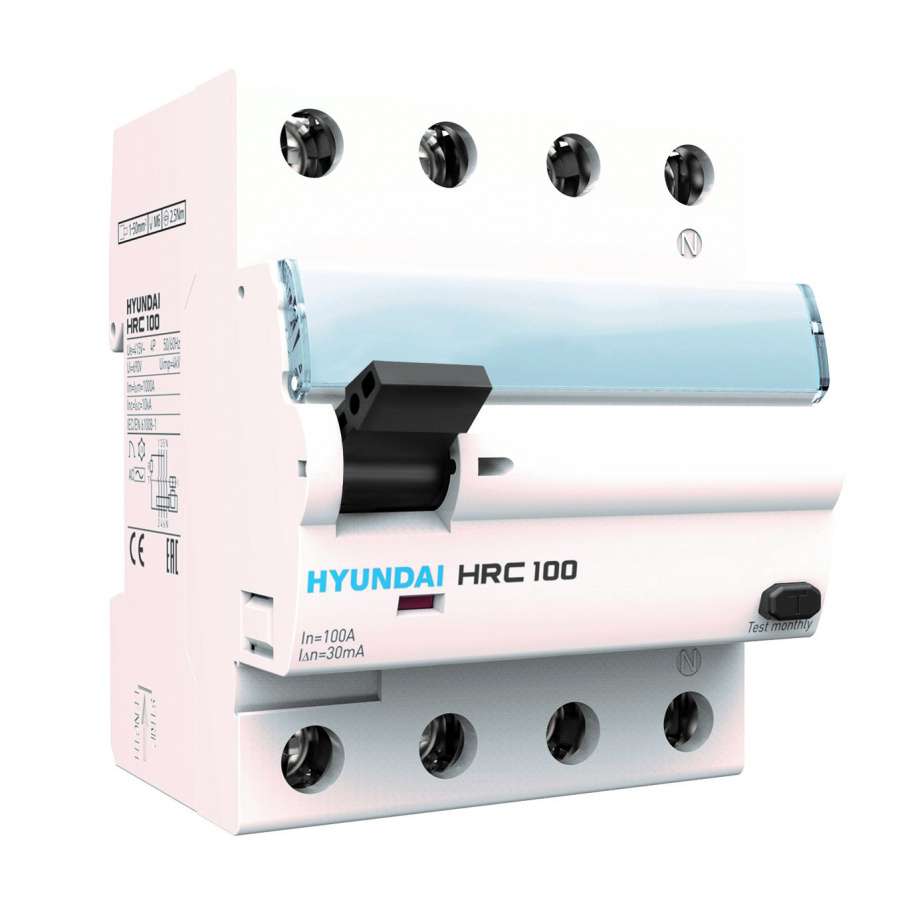 STD differentieel 4P 100A 300mA Klasse A met referentie HRC100S-F4PG7100 van het merk HYUNDAI