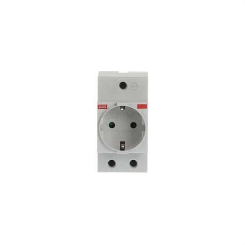 ABB grijze wandcontactdoos zonder schakelaar binnen 16A IP20 IP30 250 V met referentie 2CSM210000R0721 van het merk ABB