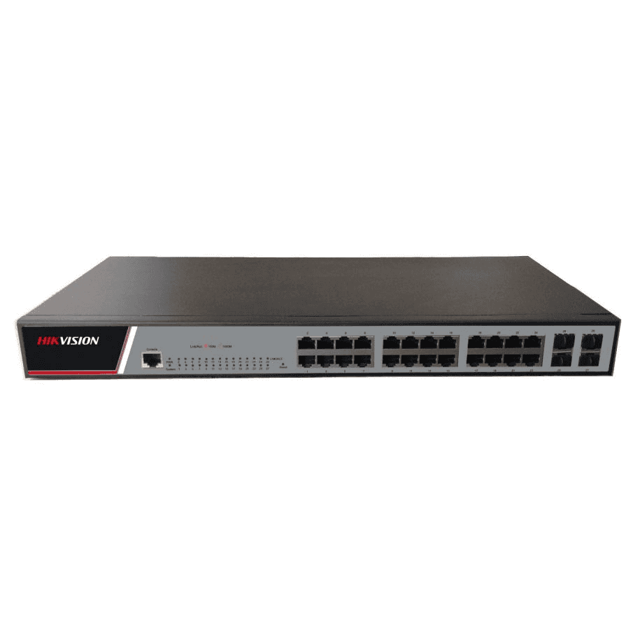 Beheerbare 28-poorts Gigabit Switch Hikvision DS-3E2528 met referentie DS-3E2528 van het merk HIKVISION