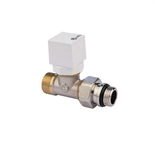 Rechte thermostatische dubbele buisventiel mannelijk 1/2" met referentie 67522 van het merk ORKLI
