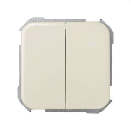 Set van 2 schakelaars met snelkoppelingssysteem ivoor Simon 31 met referentie 31397-31 van het merk SIMON