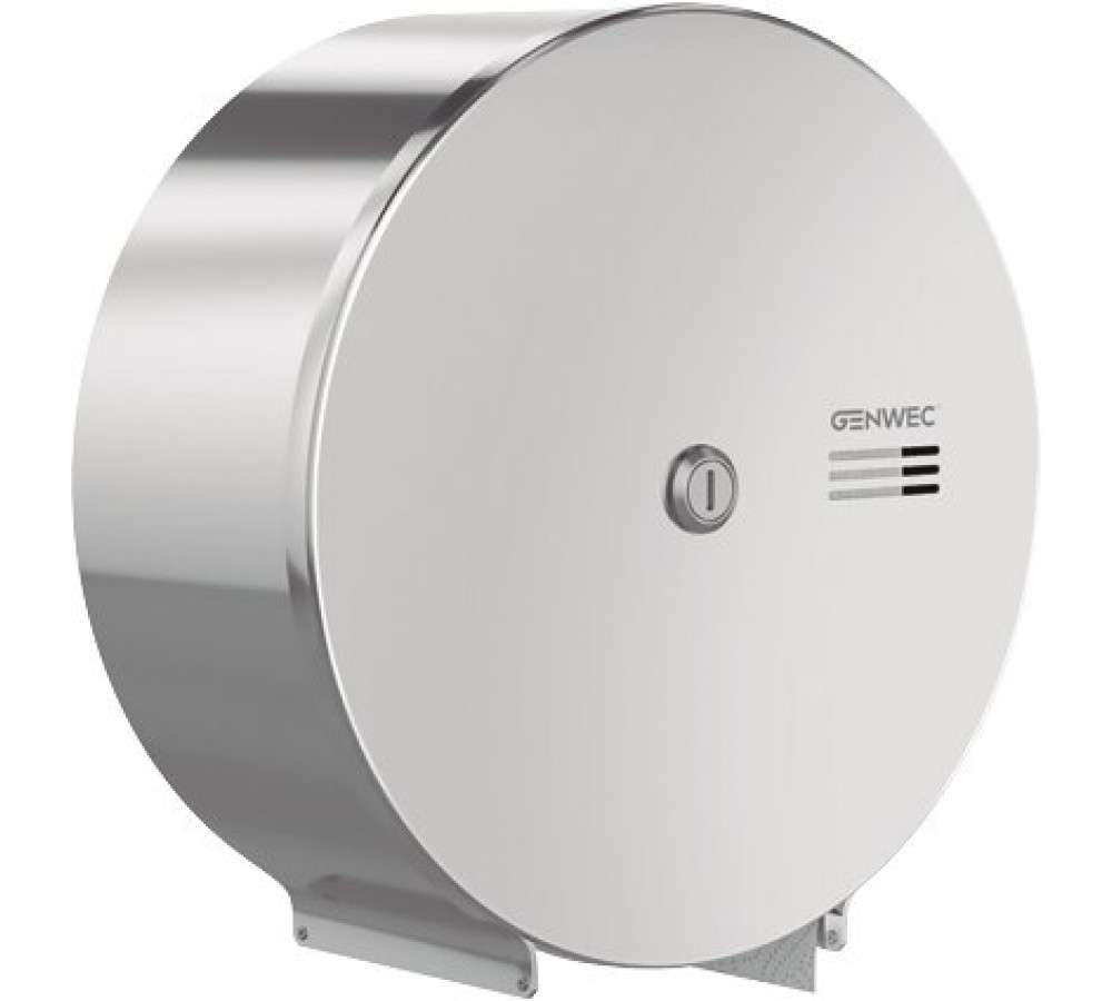 Jumbo toiletpapierdispenser inox 304 glanzend met referentie GW03 02 04 02 van het merk GENWEC