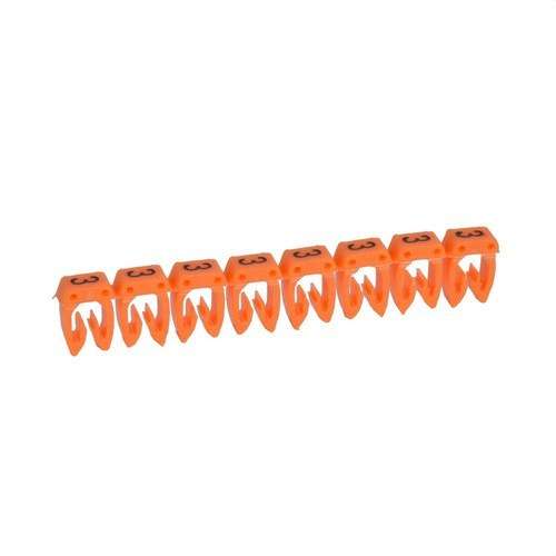 Etiket voor bekabeling CAB 3 - Cijfer 3 tot 2,5mm2 met referentie 038223 van het merk LEGRAND