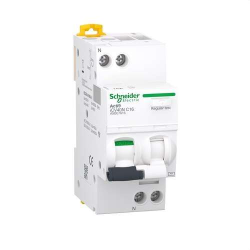 Differentieel ICV40N 1P+N C 16A 300mA Klasse AC met referentie A9DE7616 van het merk SCHNEIDER ELECTRIC