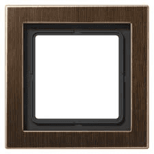 Eenvoudig frame Jung LS990 Antiek Messing met referentie ME2981AT van het merk JUNG