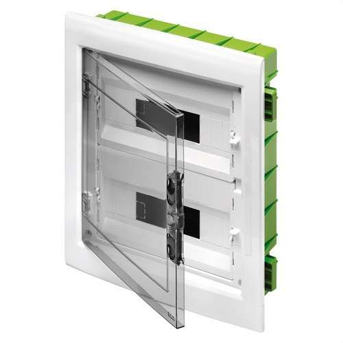 Inbouw verdeelkast met rookglasdeur 32 modules (18x2) met referentie GW40609PM van het merk GEWISS
