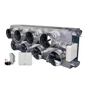 Airzone Easyzone 25 Wi-Fi Standaard + VMC AZC25FUJST01L8 Gemotoriseerde Plenum voor Fujitsu – 8 uitgangen Ø200 mm (hoge capaciteit) met referentie AZC25FUJST01L8 van het merk AIRZONE