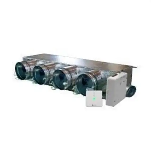 Airzone Easyzone 25 Slim AZE25MELSL01M4 gemotoriseerde plenum voor Mitsubishi SEZ-M – 4 uitgangen Ø150 mm (lage uitvoering) met referentie AZE25MELSL01M4 van het merk AIRZONE
