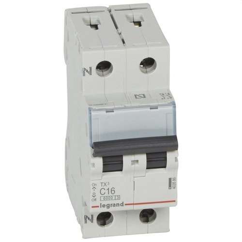 Magnetothermische TX3 P+N 16A Curve C Curve C 6kA met referentie 403586 van het merk LEGRAND