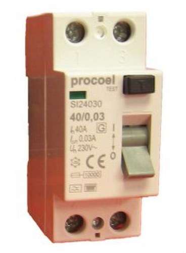 Supergeïsoleerde Differentiaal 4P 40A 30mA met referentie SI44030 van het merk PROCOEL