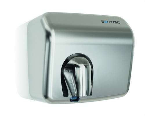 Automatische handendroger met sensor Classicflow glanzend inox met referentie GW01 25 04 02 van het merk GENWEC