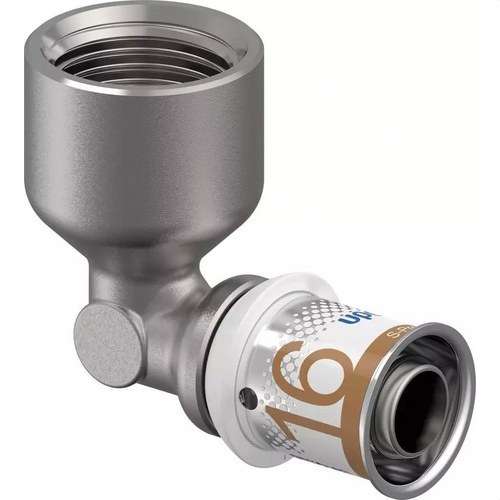 Uponor S-Press PLUS vrouwelijke elleboog 25-RP1"FT met referentie 1070543 van het merk UPONOR