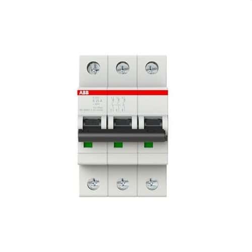 Magnetothermisch S203-K25 3P 25A Curve K 10kA met referentie 2CDS253001R0517 van het merk ABB