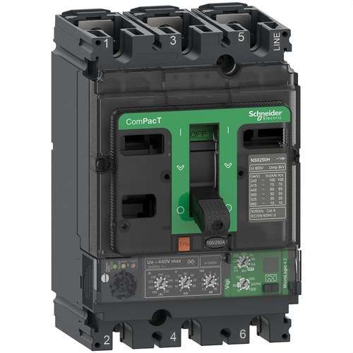 Automatische schakelaar ComPacT NSX160N 50kA AC 3P3R 160A Micrologic 4.2 met referentie C16N34V160 van het merk SCHNEIDER ELECTRIC