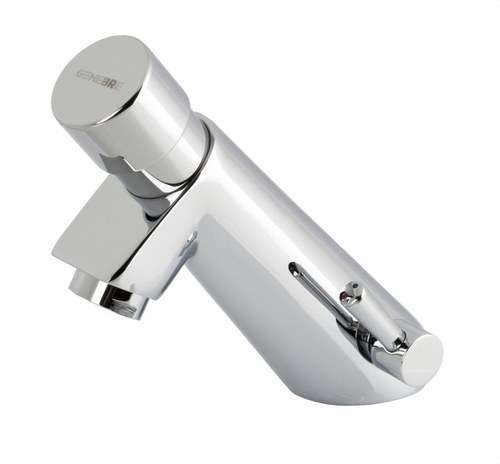 Tijdgestuurde wastafelkraan met drukknop IPSON 1/2" chroom met referentie 1031 04 van het merk GENEBRE