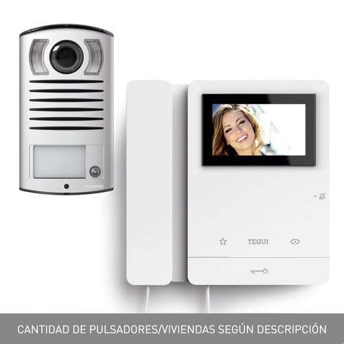 Kit video-intercom voor 1 woning Tegui Linea 2000 met monitor Serie 8 met referentie 378121 van het merk TEGUI