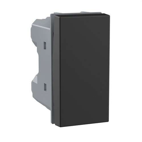 Dubbele smalle schakelaar van 1 module voor rolluiken dark Classia met referentie RG4027N van het merk BTICINO