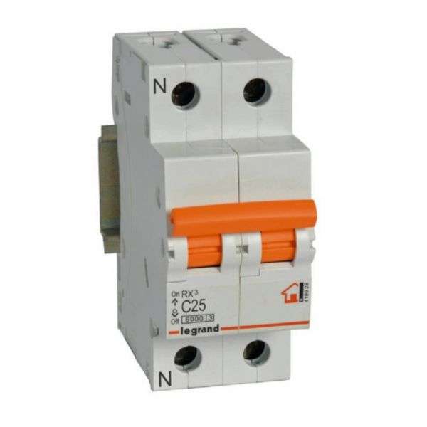 Magnetische automaat RX³ - 1P+N - 230V~ - 25A - curve C met referentie 419928 van het merk LEGRAND