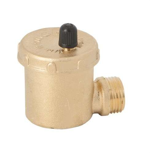 Automatische ontluchter 1/2" met handmatige afsluiting en zijwaartse aansluiting met referentie 70038 04 00 van het merk GENEBRE