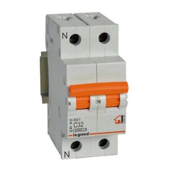 Magnetische automaat RX³ - 1P+N - 230V~ - 32A - curve C met referentie 419929 van het merk LEGRAND