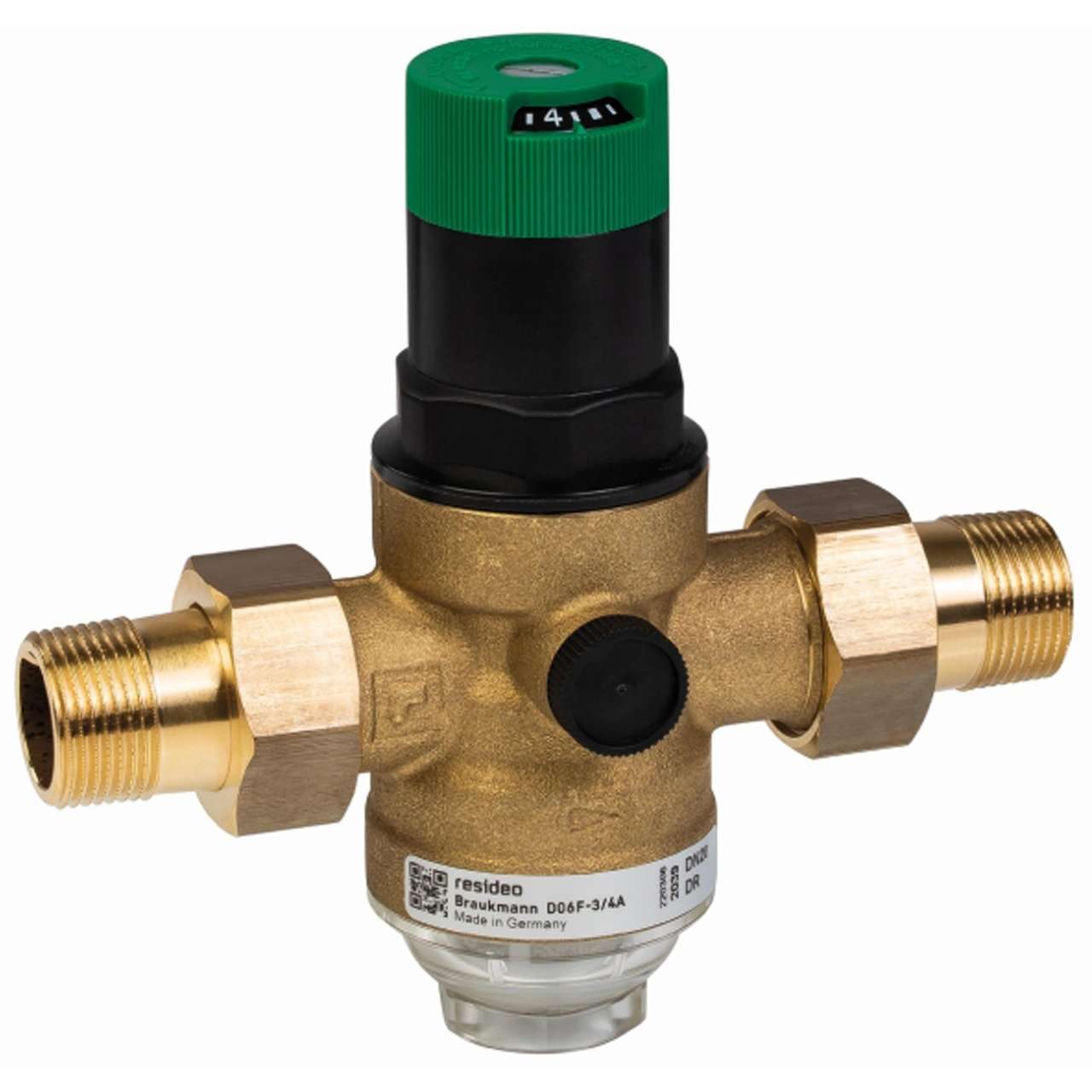 Drukreduceerventiel met filter en transparante beker 1" met referentie D06F-1A van het merk RESIDEO