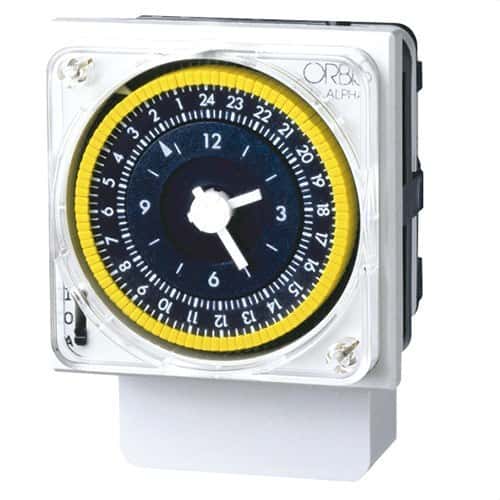 Analoge modulaire tijdschakelaar Orbis ALPHA QRS met referentie OB270323 van het merk ORBIS
