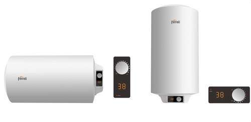 Verticale elektrische boiler TIBER C Slim 50 liter met referentie GRKD44KA van het merk FERROLI