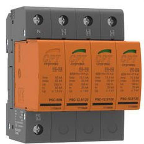 Overspanningsbeveiliging PSC4-12,5/400TT 3P+N 12,5kA 4 modules uitneembaar met referentie 77738405 van het merk CIRPROTEC