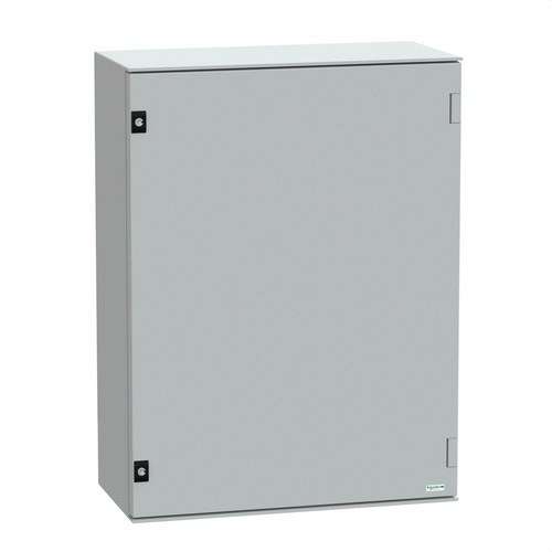Stalen wandkast met blinde deur zonder montageplaat 847x636x300 PanelSeT CRN met referentie NSYPLM86G van het merk SCHNEIDER ELECTRIC