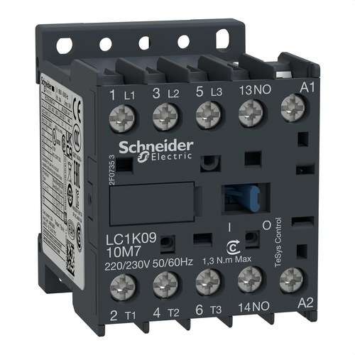 Minicontactor K Tripolair 9A 400V 50-60HZ met referentie LC1K0910V7 van het merk SCHNEIDER ELECTRIC