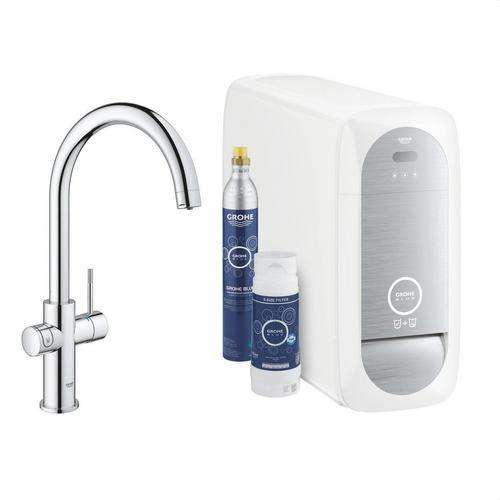 GROHE Blue Home Starter kit met C-uitloop chroom met referentie 31455001 van het merk GROHE