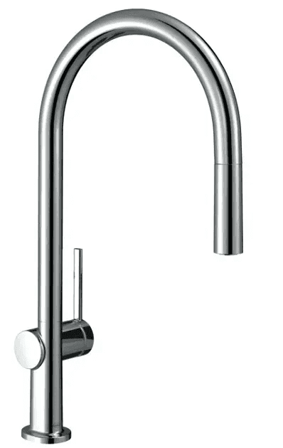 Uittrekbare ééngreeps keukenkraan Hansgrohe Talis M54 chroom met referentie 72801800 van het merk HANSGROHE