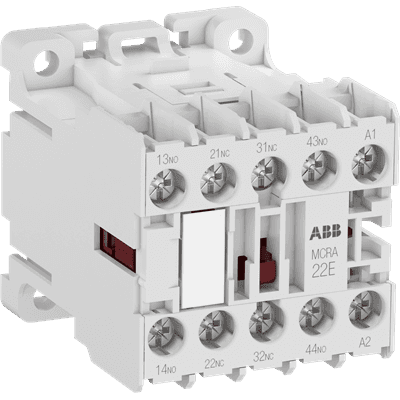 Mini ABB contactorrelais 50 Hz 415-440 V MCRA022ATW met referentie 1SAH102053R9900 van het merk ABB