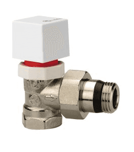 Thermostatische tweebuizen hoekfitting met binnendraad 1/2" met referentie 67450 van het merk ORKLI