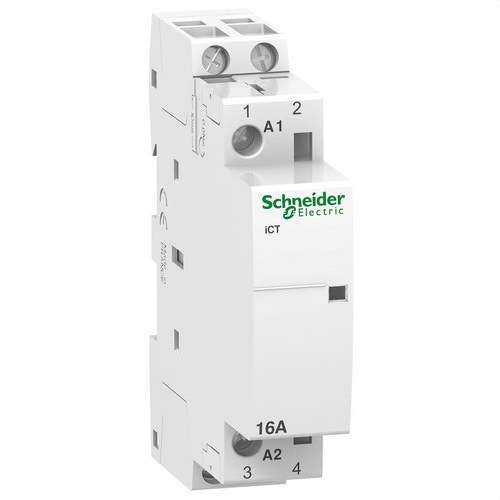 Modulaire contactor Acti9 iCT 16A 2 P 2 NO 230/240V AC met referentie A9C22712 van het merk SCHNEIDER ELECTRIC