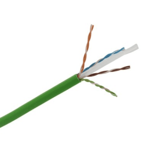 Ethernet-netwerkkabel CAT6 U/UTP 450/24 4P LSZH CPR-Dca groen - Doos van 305 meter met referentie 980871 van het merk CORNING
