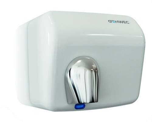 Elektrische handendroger met sensor Classicflow wit staal met referentie GW01 25 03 00 van het merk GENWEC
