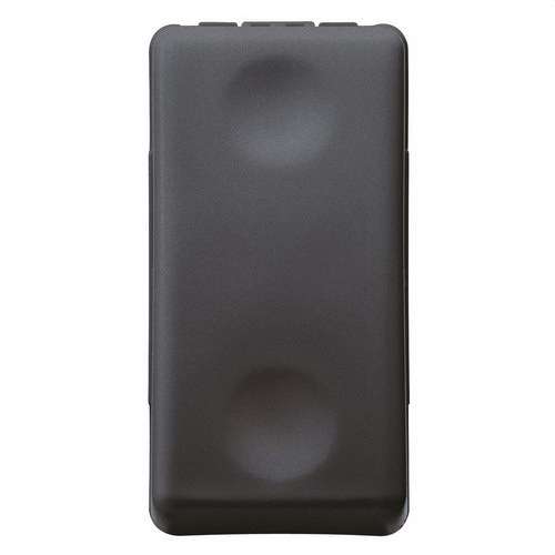 1 Module Single-Pole Neutral Switch System Black with reference GW21571 from the brand GEWISS