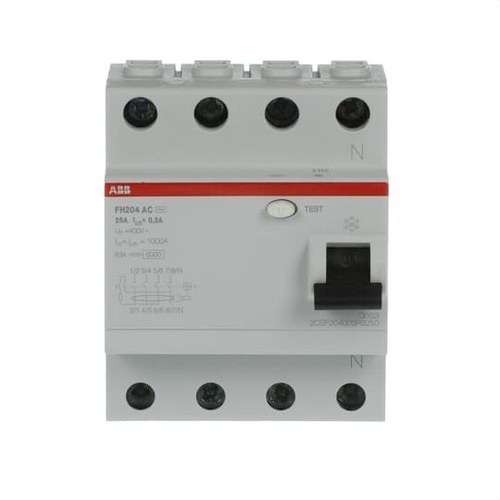 Differentieel 4P 25A Klasse AC 300mA met referentie 2CSF204003R3250 van het merk ABB