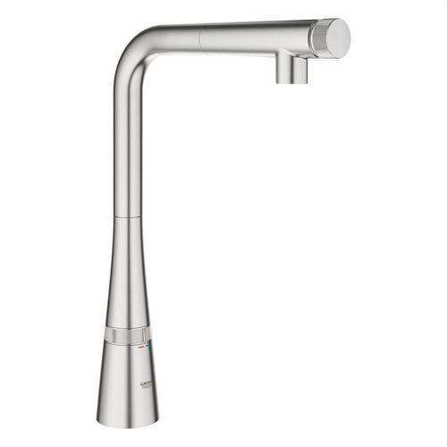 Eengreeps keukenmengkraan Zedra SmartControl chroom met referentie 31593DC2 van het merk GROHE