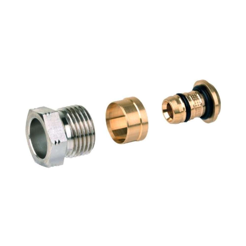 Koppelingen voor meerlagenbuis/PE-X diameter 16x2mm met referentie FIG1/2M16X2 van het merk RESIDEO