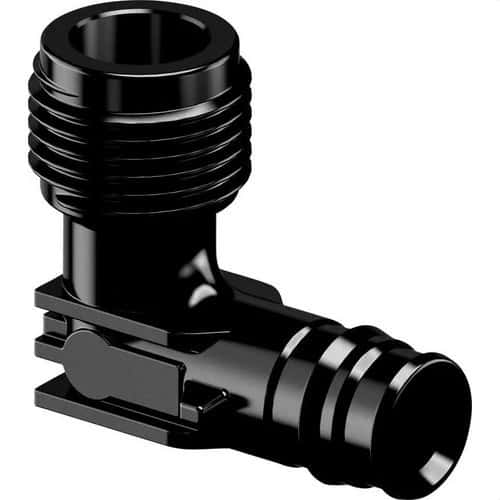 Uponor Q&E hoekstuk PPSU 20-G1/2"MT met referentie 1008667 van het merk UPONOR
