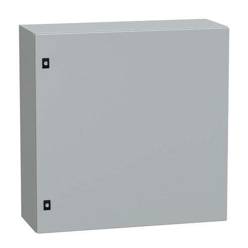 Stalen wandkast met blinde deur zonder montageplaat 800x800x300 PanelSeT CRN met referentie NSYCRN88300 van het merk SCHNEIDER ELECTRIC