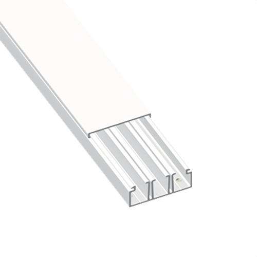 Witte lijst met 2 schotten 20x75mm met referentie 78147-2 van het merk UNEX