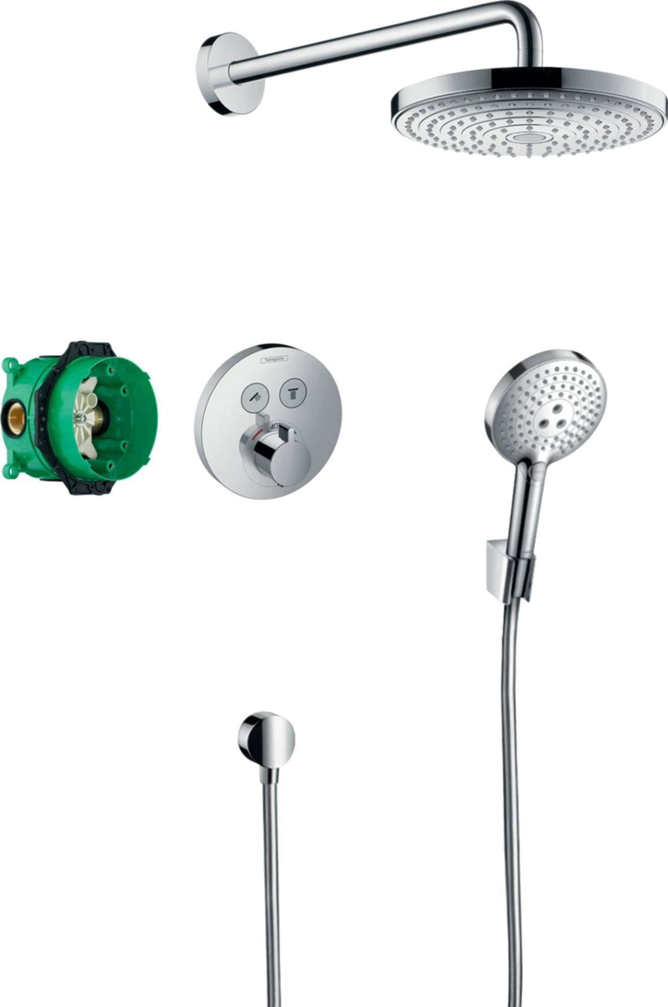 Inbouw thermostatische doucheset Raindance Select S met referentie 27297000 van het merk HANSGROHE