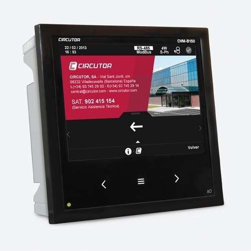 Drietraps netwerkanalysator paneeldisplay in kleur CVM-B150-ITF-485-ICT2 met referentie M56111. van het merk CIRCUTOR