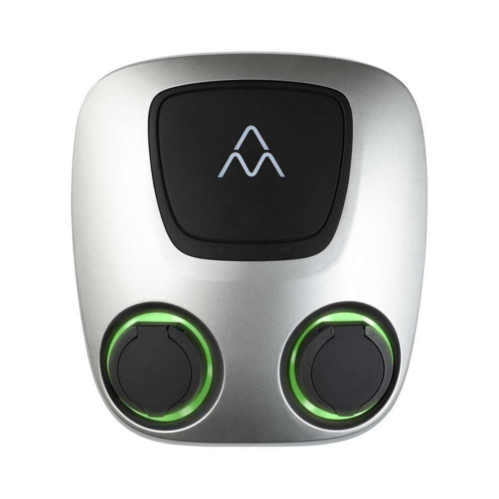 Dubbele elektrische auto-oplader met wifi 2 x 22 kW Charge Amps Aura Twin Socket met referentie 130909 van het merk CHARGE AMPS