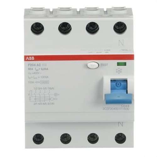 Differentieel 4P 63A Klasse AC 30mA met referentie 2CSF204001R1630 van het merk ABB